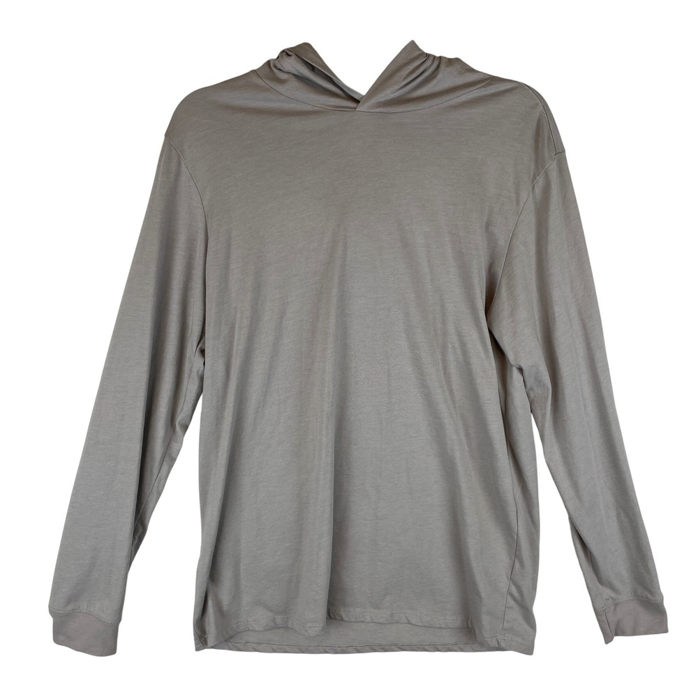 SOFT SERVE Cloud Cotton Hoodie Long Sleeve‎ Gray Made in USA Unisex Size Small